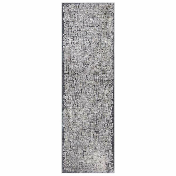 Esfera 2 x 7 ft. Tribeca Runner Rug Gray ES2842751